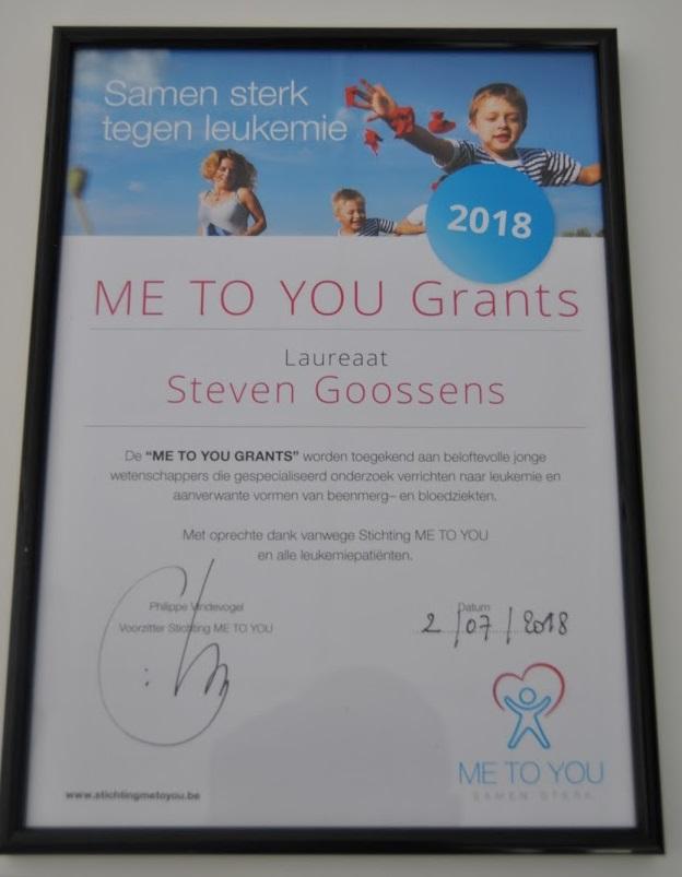 Steven Goossens receives 'Me to You' grant (2)